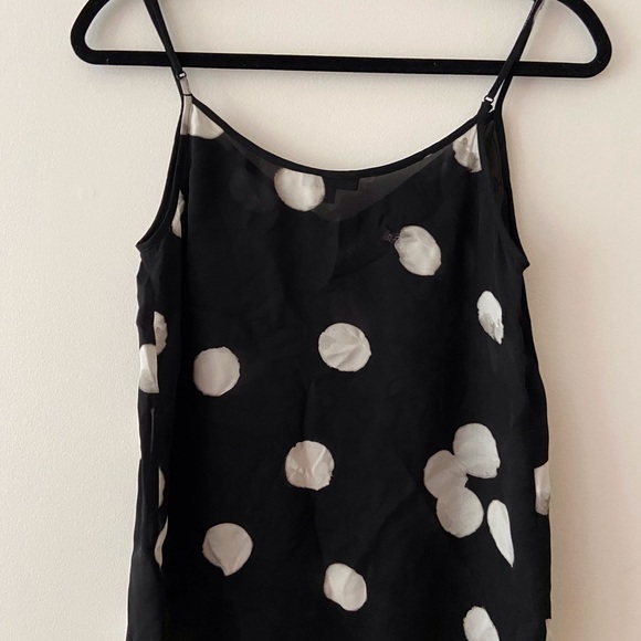 100% silk V-neck camisole - Picture 2 of 5